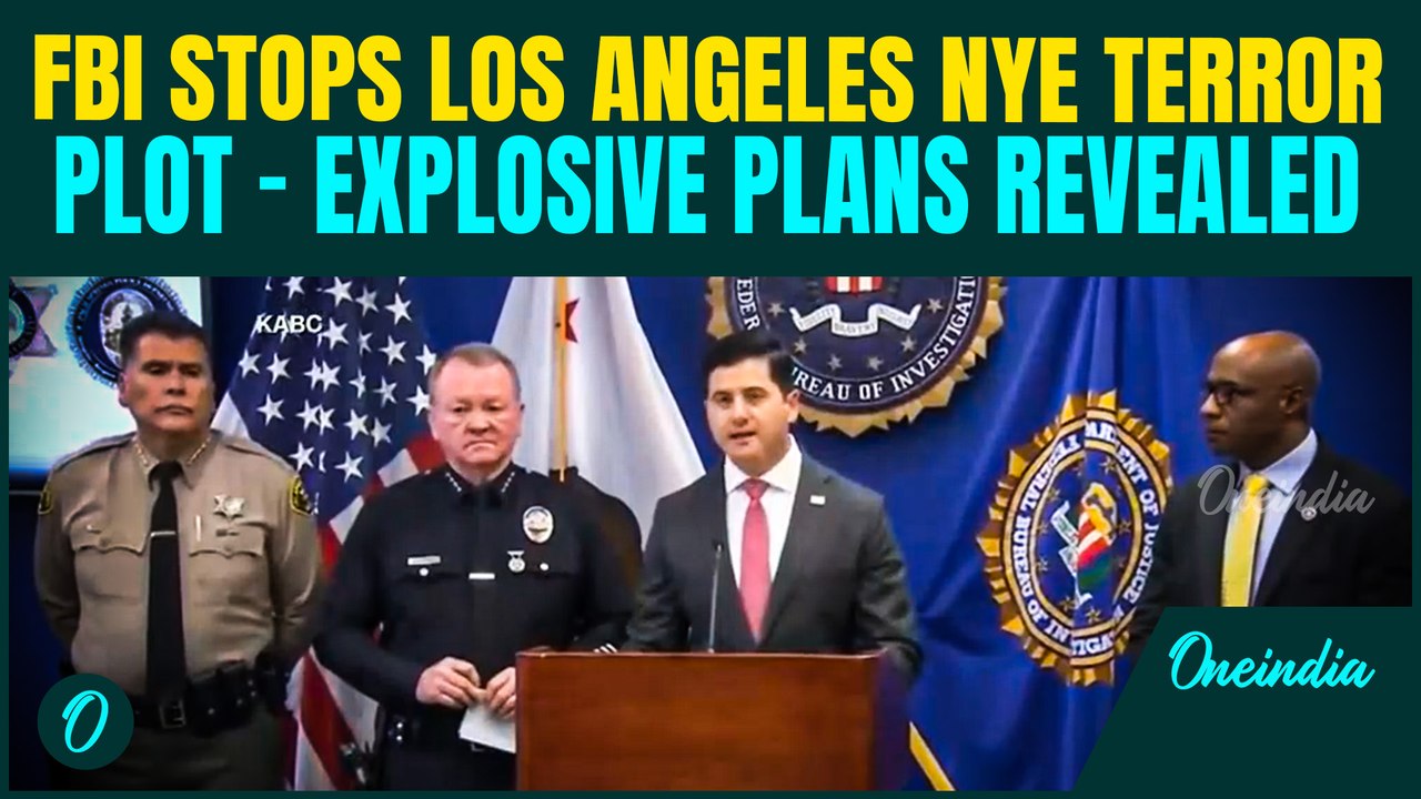 FULL VIDEO: US Los Angeles TERROR ATTACK PLOT Foiled| FBI Reveals CHILLING Info On NYE Attack Plan