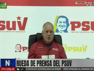 Sec. Gral. del PSUV Cabello destacó legado de Chávez al salir a caminar junto a un pueblo