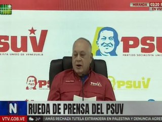 Sec. Gral. del PSUV  Cabello anunció que el partido se movilizará en el país en defensa de la patria