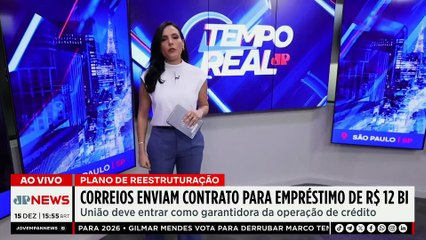 Correios enviam contrato para empréstimo de R$ 12 bilhões para reestruturação | TEMPO REAL