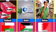 Top 15 Most Popular Chewing Gum From 15 Different Countries In The World