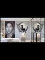 017 Fairy Moon Silhouette Wall Decor Art Laser Cut 3D Print Files
