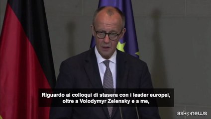 Merz: inviati americani partecipano ai colloqui europei sull'Ucraina