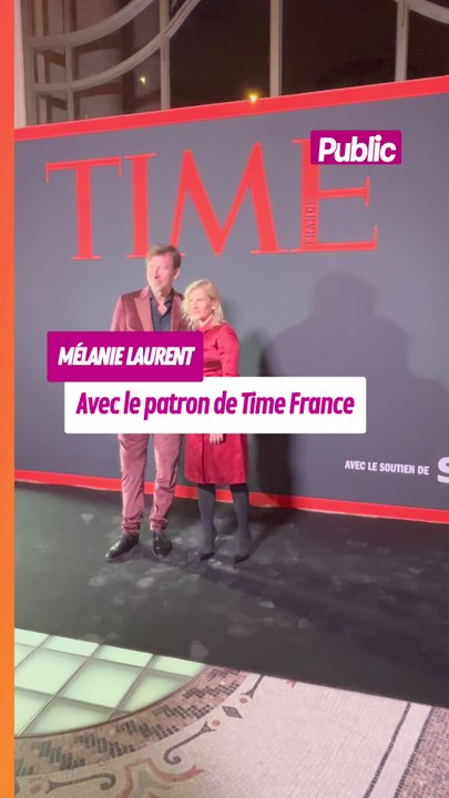 Mélanie Laurent et Dominique Busso à la soirée Time France au Petit Palais