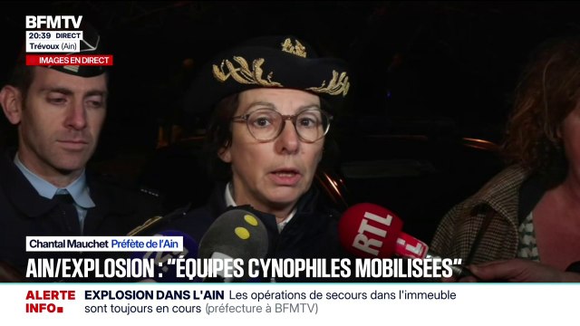 Explosion dans l'Ain: la préfète annonce qu' une trentaine de personnes sont secourues et qu' une enquête a été ouverte