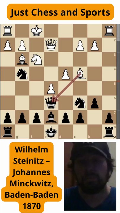 Wilhelm Steinitz vence Minckwitz con un tenedor (1870)