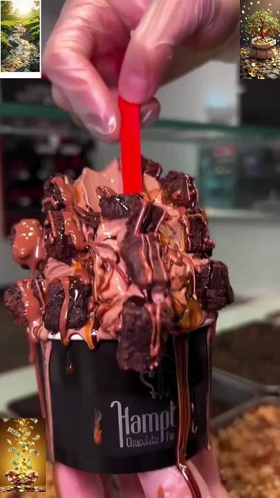 ICE Cream chocolat#icecream #dessert #cake #food #chocolate #foodie #sweet #streetfood #shortsvideo