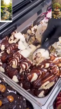 ice Cream gelato #icecream #dessert #cake #food #chocolate #foodie #sweet #streetfood #shortsvideo