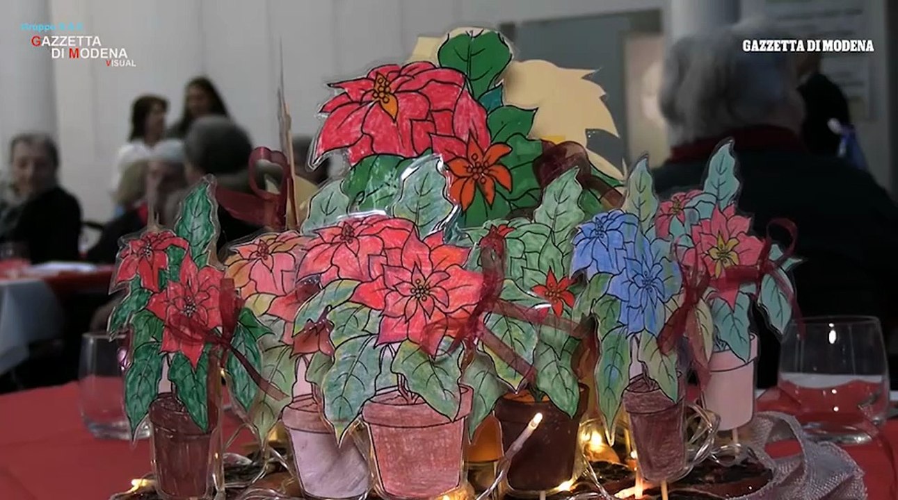 Modena, messa e pranzo di Natale per gli anziani ospiti delle Cra