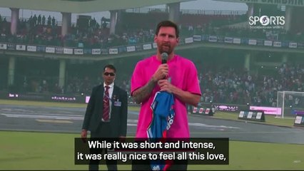 Messi vows to play a game in India as tour concludes in New Delhi