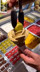 ice Cream flower cone #icecream #dessert #cake #food #chocolate #foodie #sweet #streetfood