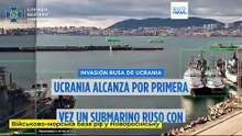 Ucrania alcanza por primera vez a un submarino ruso con sus drones subacuáticos