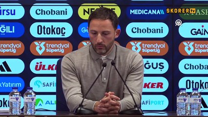 Fenerbahçe Teknik Direktörü Domenico Tedesco'nun açıklamaları