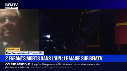 Explosion dans l’Ain: Marc Péchoux, maire de Trévoux, affirme que c’est “une explosion due au gaz”