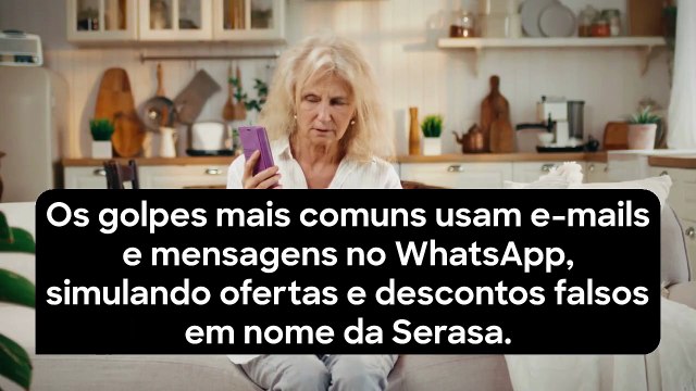 Vídeo - 4 em cada 10 idosos já caíram em fraudes financeiras: Serasa lança ferramenta para realizar denúncias