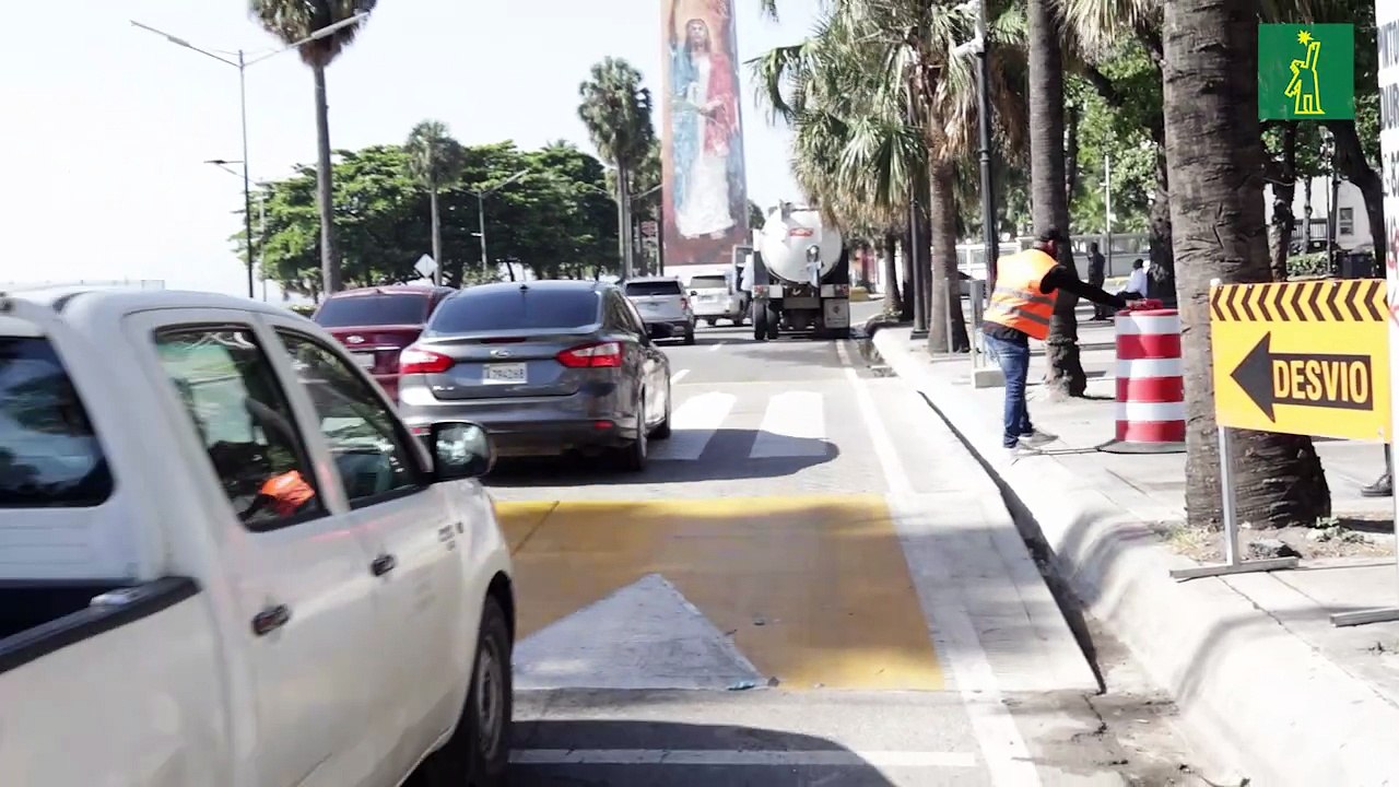 Tránsito más fluido por el reductor del Malecón
