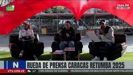 Jefe de Gobierno Nahum Fernández anuncia el inicio del "Retumba Caracas 2025"