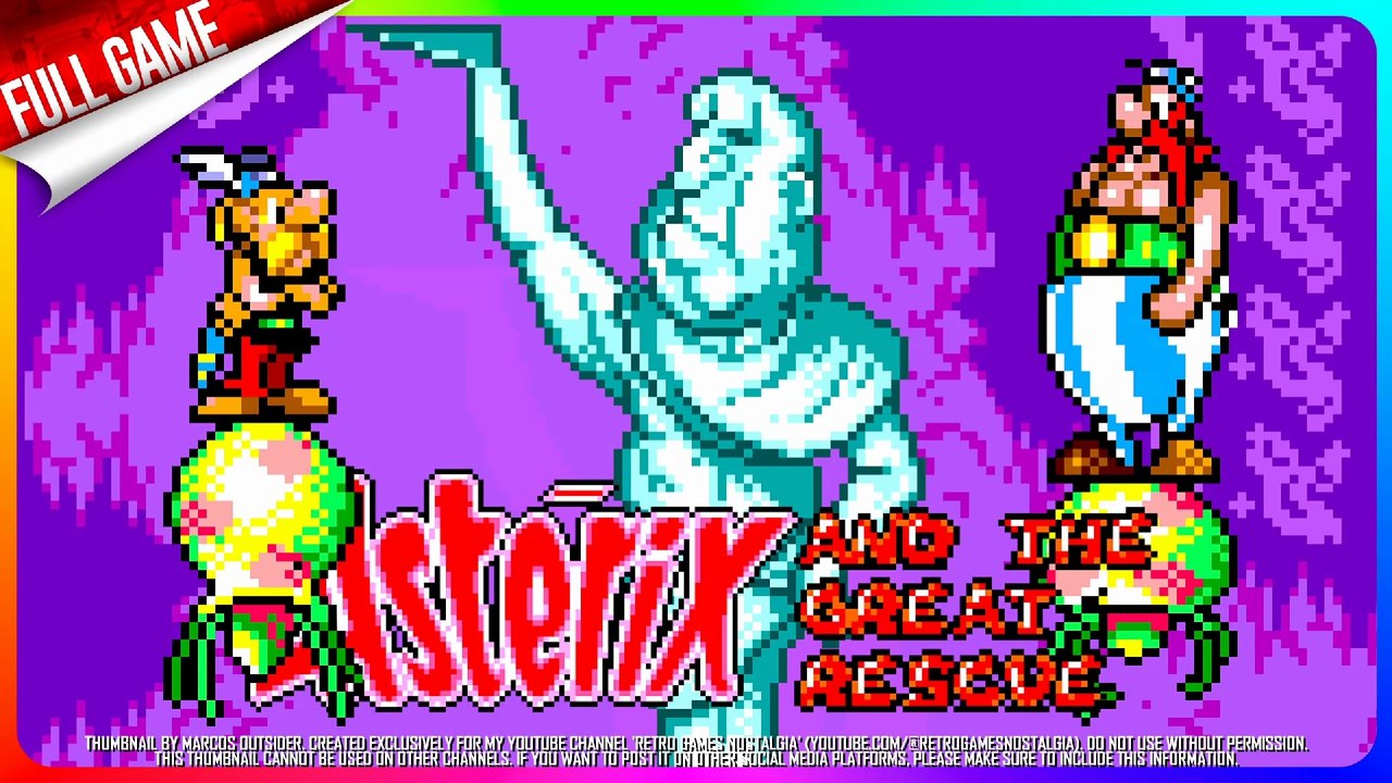 Asterix and the Great Rescue (Master System - EU/NTSC) Longplay