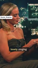 Emily Blunt Once Wanted to Be a Pop Star?! #actingchallenge