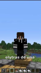 como volar en minecraft usando elytras y cohetes