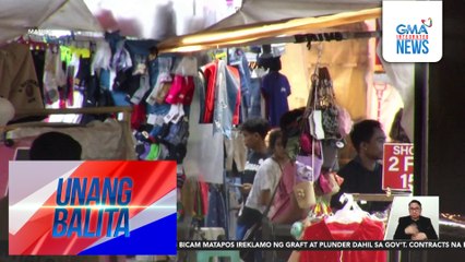 Ilang mamimili, humabol sa pagbili ng mga panregalo at isusuot sa Pasko sa Divisoria Night Market | Unang Balita