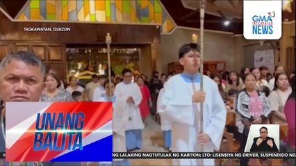 Mga simbahan sa ilang probinsiya, dinagsa rin ng mga Katoliko sa unang araw ng Simbang Gabi | Unang Balita