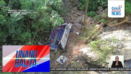 17, patay matapos mahulog sa bangin ang isang school bus; 20, sugatan | Unang Balita