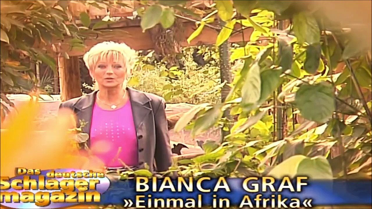 BIANCA GRAF — »Einmal in afrika (Radio Mix)« | von „Das deutsche Schlagermagazin“ – Folge 1 • Musik Videos - Compilation · 2001 da music ● Deutsche Austrophon