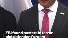FBI Found Posters in Terror Plot Defendant's Room reading 'Death to America'