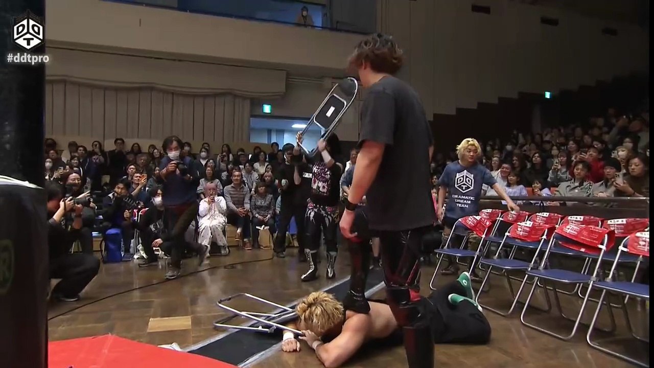 DDT BE AMBITIOUS ~Autumn Battle Rhapsody~ KO-D Tag Team Championship Strange Love Connection (KANON & MAO) vs DAMNATION T.A (Daisuke Sasaki & Hideki Okatani)