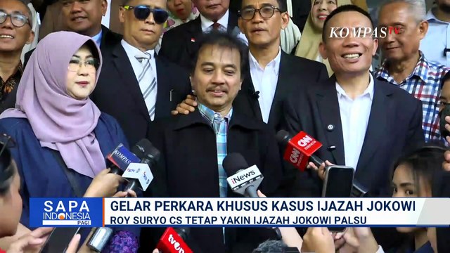 Penyidik Tunjukan Ijazah Jokowi, Roy Suryo CS Tetap Yakin Ijazah Jokowi Palsu | SAPA PAGI