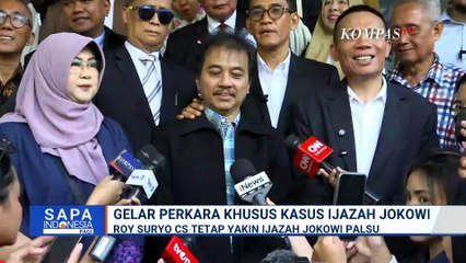 Penyidik Tunjukan Ijazah Jokowi, Roy Suryo CS Tetap Yakin Ijazah Jokowi Palsu | SAPA PAGI