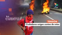 Manifestantes en Honduras exigen recuento total de actas electorales