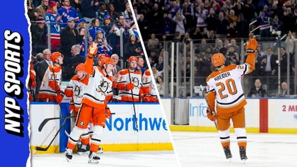 Rangers honor Chris Kreider, Jacob Trouba in first game back at MSG
