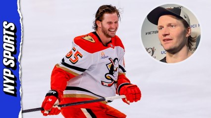 Jacob Trouba talks returning to New York ahead of matchup with Rangers