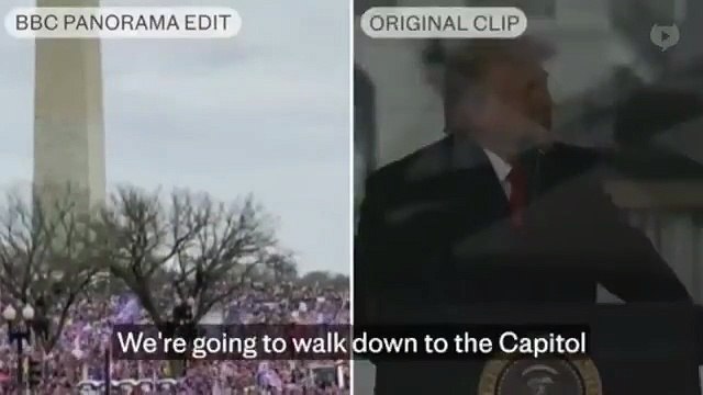 Breaking news : President Trump has officially filed a $10 BILLION lawsuit against BBC for their deceptive edit of his speech, which was intended to look like he was calling for vioIence on J6