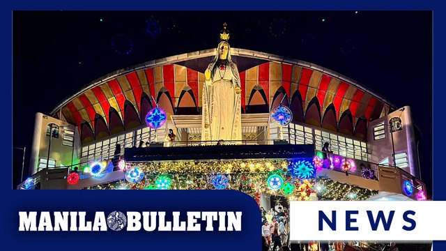 Catholic faithful attend first night of Simbang Gabi at Diocesan Shrine and Parish of Our Lady of Fatima