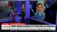 Trump ordena bloqueio a petroleiros da Venezuela sob sanção