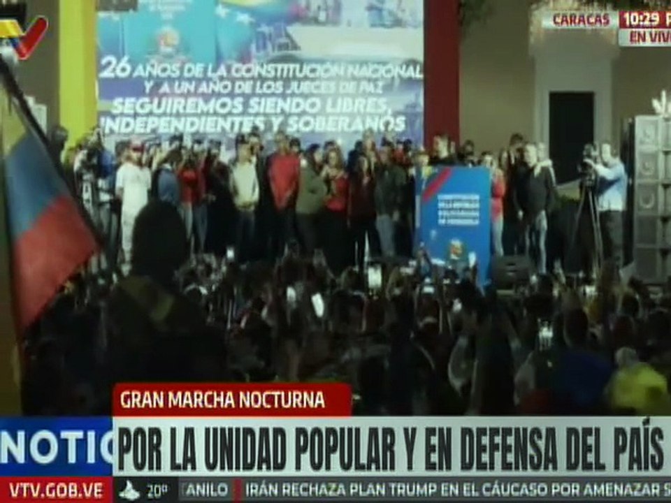 A/J Carmen Meléndez:  Hoy es un día de historia, hace 26 años nació la Constitución Bolivariana