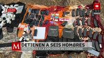 Detienen a seis personas que tendrían relación con la explosión en Coahuayana, Michoacán