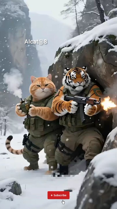 ginger fat cat fight vs fox 🙄😳