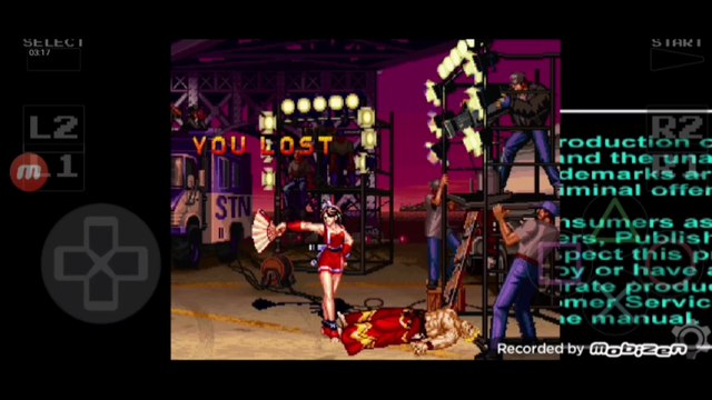 Real Bout Fatal Fury Geese Howard vs Mai Shiranui Geese Howard é derrotado por Mai Shiranui