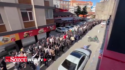 Kayseri Ülkü Ocakları Ümit Özdağ'ı protesto etti