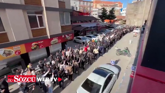 Kayseri Ülkü Ocakları Ümit Özdağ'ı protesto etti