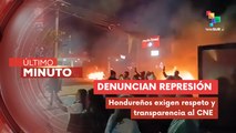 En Honduras, denuncian agresiones contra ciudadanos reunidos en las adyacencias del CNE