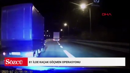 81 ilde kaçak göçmen operasyonu: 55 organizatör, 972 düzensiz göçmen yakalandı