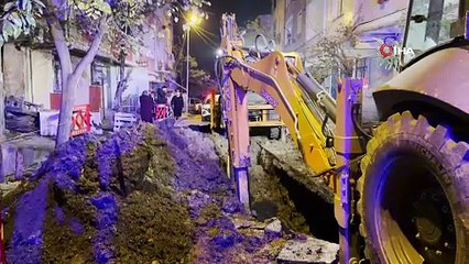 Avcılar’da İSKİ çalışmasında göçük