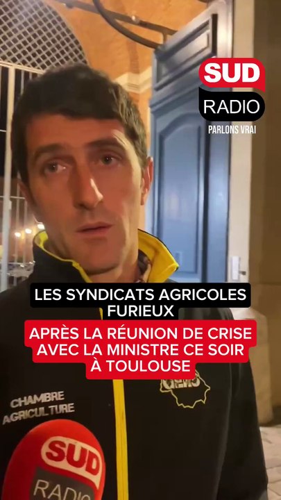 Les agriculteurs entre la colère et les larmes après leur réunion avec la Ministre