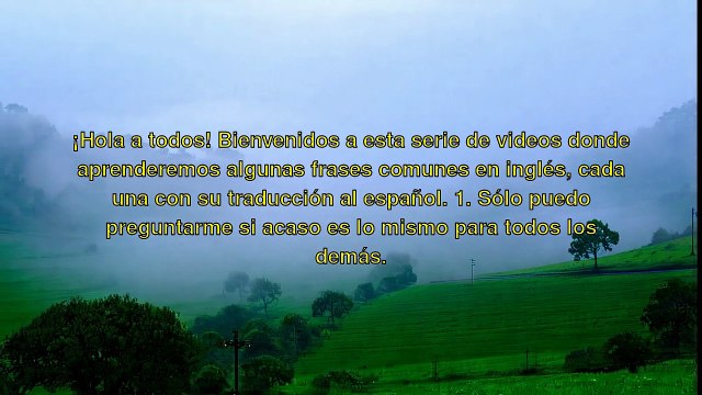 100 Frases Comunes en Ingles con Traduccion al Espanol para Aprender y Practicar
