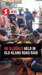 Immigration Dept nabs 90 illegals in KL raid